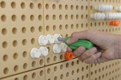 Masterkidz MASTERKIDZ Ręczne Narzędzia 6 Elementów Śrubokręt Klucz - Tablica Naukowo-Edukacyjna STEM