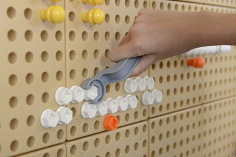 Masterkidz MASTERKIDZ Ręczne Narzędzia 6 Elementów Śrubokręt Klucz - Tablica Naukowo-Edukacyjna STEM