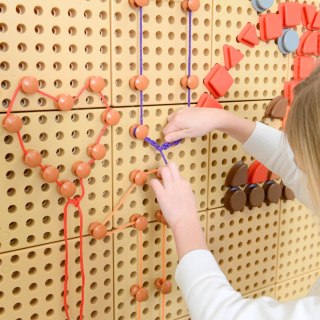 Masterkidz MASTERKIDZ Zestaw Kołeczki i Sznurki - Do Tablicy Naukowo-Kreatywnej STEM
