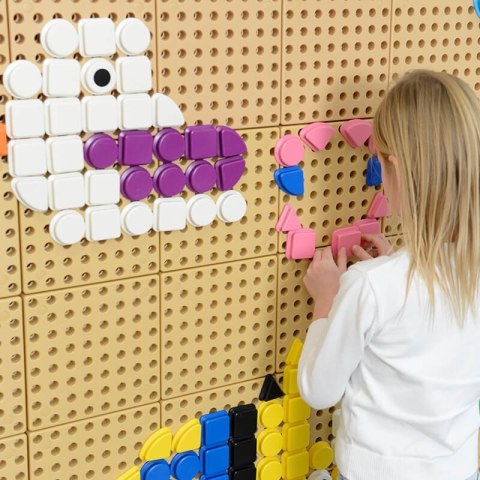 Masterkidz MASTERKIDZ Zestaw Kołeczki w kształcie figur geometrycznych 64szt do tablic STEM