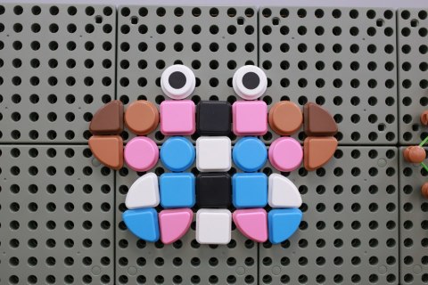 Masterkidz MASTERKIDZ Zestaw Kołeczki w kształcie figur geometrycznych 64szt do tablic STEM