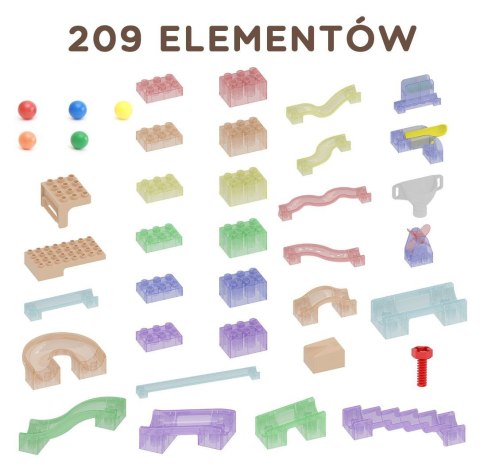 Masterkidz MASTERKIDZ Zestaw Konstrukcyjny Tor dla Piłek Tablica STEM 209elementów