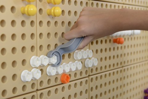 Masterkidz MASTERKIDZ Zestaw Narzędzia Z Wkrętarką 8 Elementów Do Tablicy Naukowo-Kreatywnej STEM