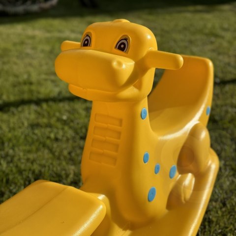 Woopie WOOPIE Bujak Wieloosobowy Dino Huśtawka Równoważna Żółta