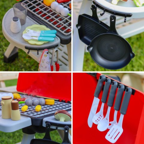 Woopie WOOPIE Grill Barbecue Kuchnia Ogrodowa Interaktywna Para LED Zestaw XL 41 el.
