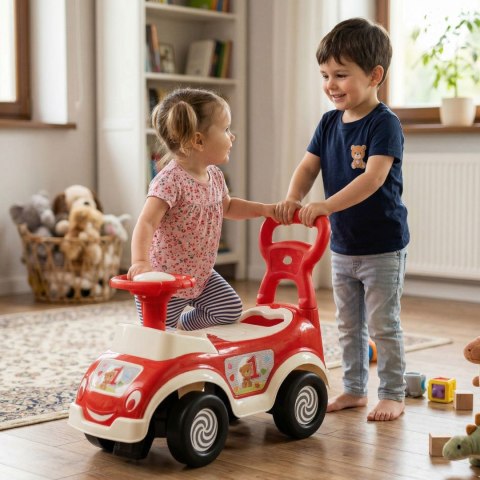 Woopie WOOPIE Jeździk 4w1 Sorter Pchacz Chodzik + Klakson Schowek