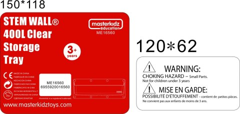 Masterkidz MASTERKIDZ Akrylowe Pojemniki do Tablicy 2 szt.