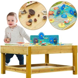 Masterkidz MASTERKIDZ Drewniany Stół Edukacyjny 1200L STEM Outdoor + Akcesoria