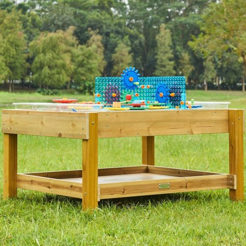 Masterkidz MASTERKIDZ Drewniany Stół Edukacyjny 1200L STEM Outdoor + Akcesoria