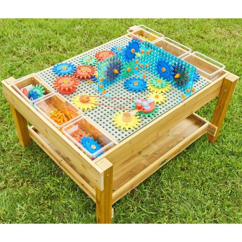 Masterkidz MASTERKIDZ Drewniany Stół Edukacyjny 1200L STEM Outdoor + Akcesoria