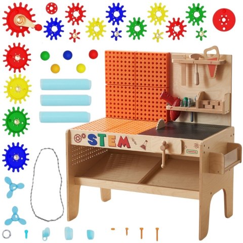 Masterkidz MASTERKIDZ Drewniany Warsztat XXL Montessori STEM z Narzędziami + Akcesoria