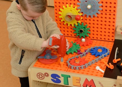 Masterkidz MASTERKIDZ Drewniany Warsztat XXL Montessori STEM z Narzędziami + Akcesoria