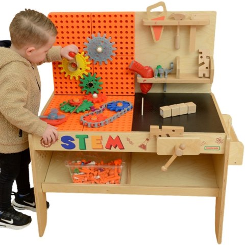 Masterkidz MASTERKIDZ Drewniany Warsztat XXL Montessori STEM z Narzędziami