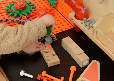 Masterkidz MASTERKIDZ Drewniany Warsztat XXL Montessori STEM z Narzędziami