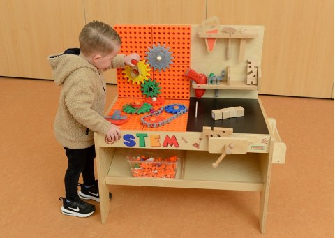 Masterkidz MASTERKIDZ Drewniany Warsztat XXL Montessori STEM z Narzędziami