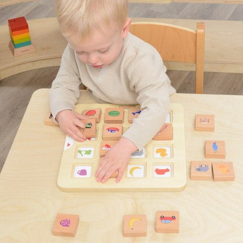 Masterkidz MASTERKIDZ Gra Dopasuj Cienie Łączenie w Pary Rozpoznawanie Przedmiotów Montessori