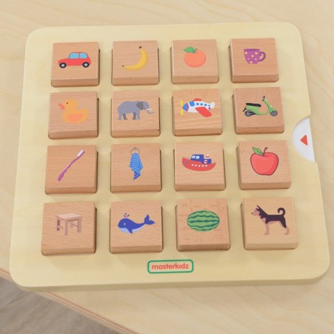 Masterkidz MASTERKIDZ Gra Dopasuj Cienie Łączenie w Pary Rozpoznawanie Przedmiotów Montessori