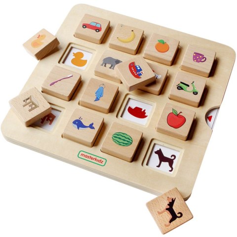 Masterkidz MASTERKIDZ Gra Dopasuj Cienie Łączenie w Pary Rozpoznawanie Przedmiotów Montessori