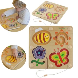 Masterkidz MASTERKIDZ Magnetyczny Labirynt Świat Owadów - Tabliczka