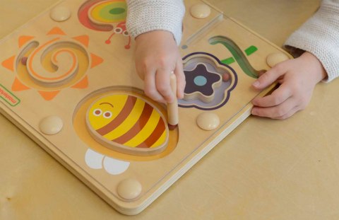 Masterkidz MASTERKIDZ Magnetyczny Labirynt Świat Owadów - Tabliczka