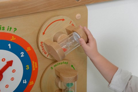 Masterkidz MASTERKIDZ Nauka Odczytywania Zegara Ścienna Tablica Edukacyjna Flex