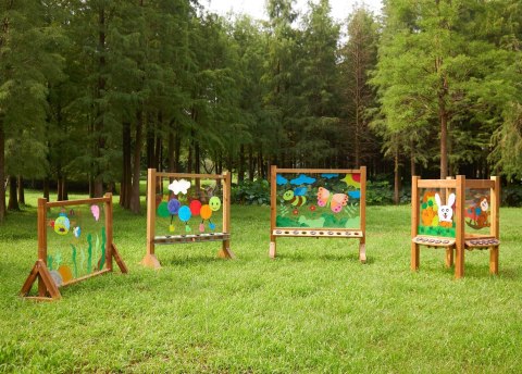 Masterkidz MASTERKIDZ Przezroczysta Akrylowa Tablica Malarska + Kubeczki