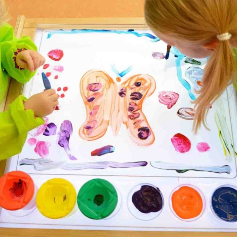 Masterkidz MASTERKIDZ Rama Sensoryczna - Panel LED + Przezroczysta Taca Do Malowania