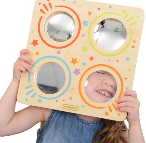 Masterkidz MASTERKIDZ Sensoryczna Tablica Lustra I Soczewki Zakrzywienia Obrazu Montessori