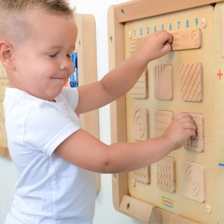 Masterkidz MASTERKIDZ Sensoryczna Tablica Ścienna Rozpoznawanie Faktury Powierzchni