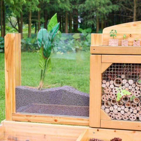 Masterkidz MASTERKIDZ Stół Obserwacyjny Ogrodowa Stacja Badawcza Owadów i Roślin