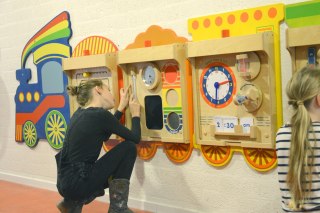 Masterkidz MASTERKIDZ System Do Montażu 5 Tablic Masterkidz Flex - Pociąg