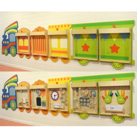Masterkidz MASTERKIDZ System Do Montażu 5 Tablic Masterkidz Flex - Pociąg