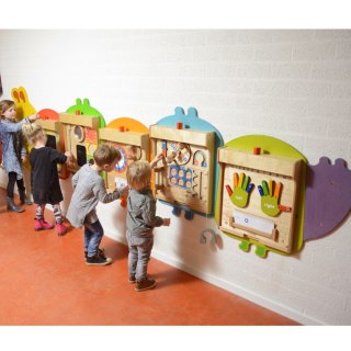 Masterkidz MASTERKIDZ System do Montażu 5 Ściennych Tablic Edukacyjnych Flex - Gąsienica