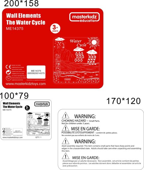 Masterkidz MASTERKIDZ Tablica Edukacyjna Obieg Wody Montessori