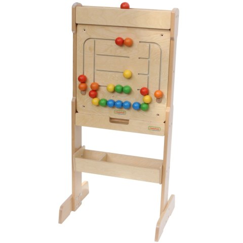 Masterkidz MASTERKIDZ Tablica Ścienna Edukacyjna Labirynt Koraliki Montessori