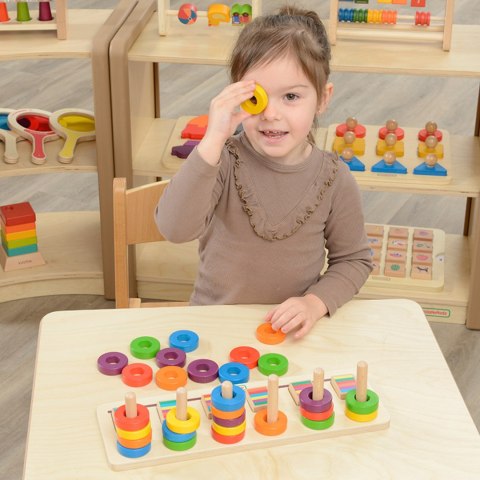 Masterkidz MASTERKIDZ Układanka Nauka Liczenia i Kolorów Sorter Montessori