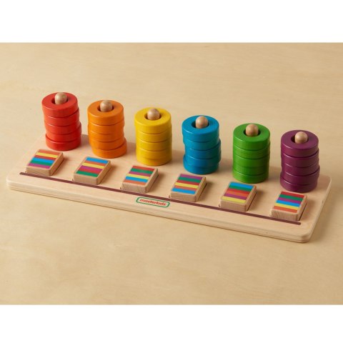 Masterkidz MASTERKIDZ Układanka Nauka Liczenia i Kolorów Sorter Montessori