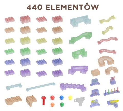 Masterkidz MASTERKIDZ Zestaw Konstrukcyjny Tor dla Piłek Tablica STEM 440elementów