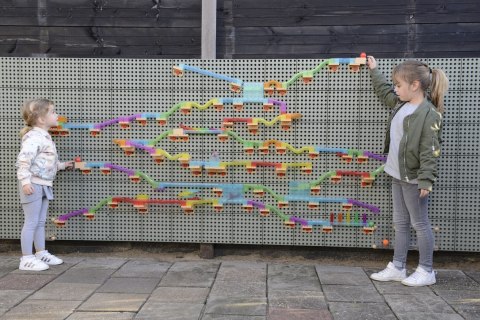 Masterkidz MASTERKIDZ Zestaw Konstrukcyjny Tor dla Piłek Tablica STEM 440elementów