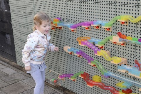 Masterkidz MASTERKIDZ Zestaw Konstrukcyjny Tor dla Piłek Tablica STEM 440elementów