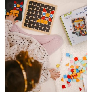Tooky Toy TOOKY TOY Mozaika Drewniana Układanka Montessori