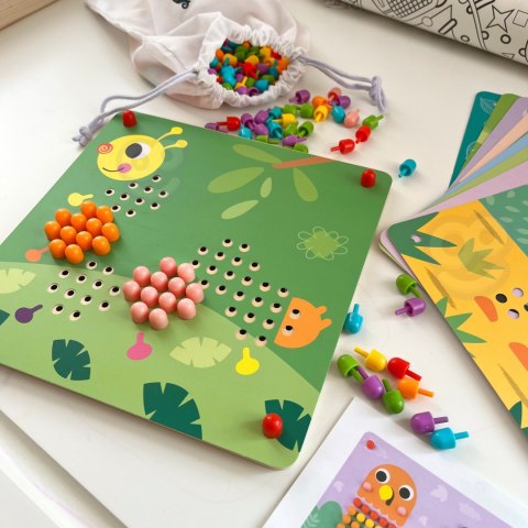 Tooky Toy TOOKY TOY Układanka z Pinezkami Kołki Wpinaczka