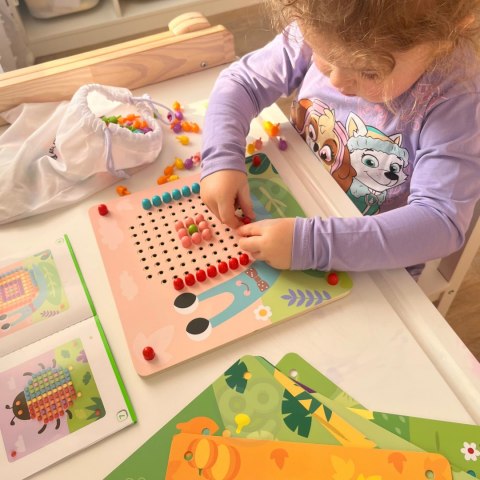 Tooky Toy TOOKY TOY Układanka z Pinezkami Kołki Wpinaczka