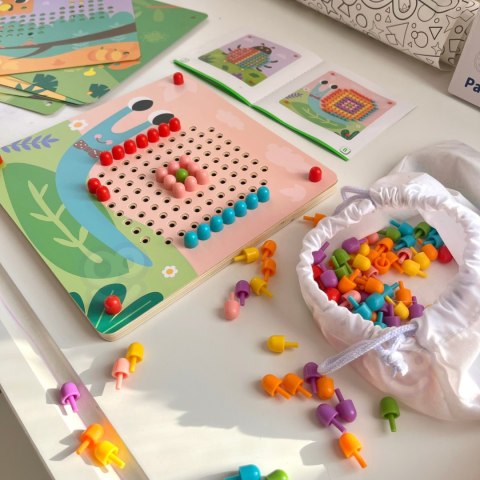 Tooky Toy TOOKY TOY Układanka z Pinezkami Kołki Wpinaczka