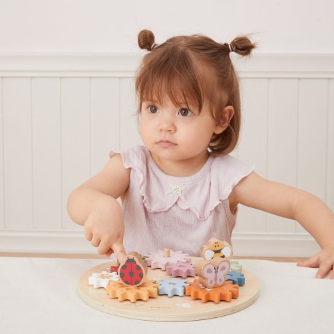 Viga Toys VIGA PolarB Drewniane Kolorowe Koła Zębate Montessori