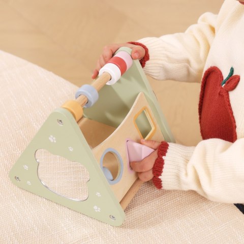 Viga Toys VIGA Trójkąt Aktywności - Drewniana Zabawka Edukacyjna 5w1