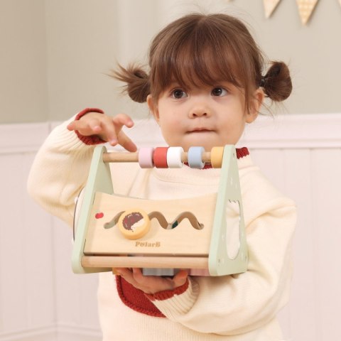 Viga Toys VIGA Trójkąt Aktywności - Drewniana Zabawka Edukacyjna 5w1