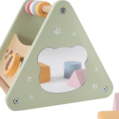 Viga Toys VIGA Trójkąt Aktywności - Drewniana Zabawka Edukacyjna 5w1