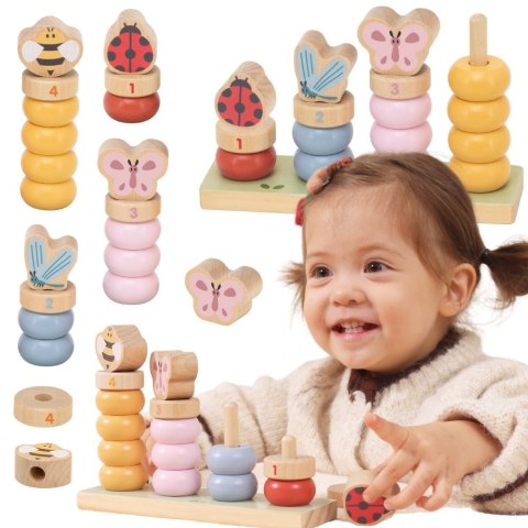Viga Toys VIGA Wiosenna Układanka- Nauka Liczenia