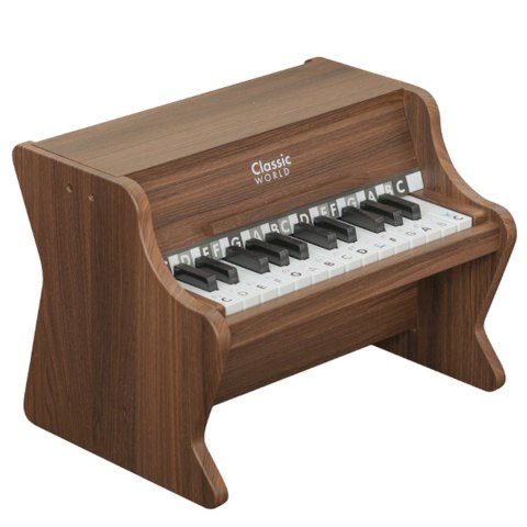 Classic World CLASSIC WORLD Drewniane Pianino Klasyczne + Książeczka do Nauki
